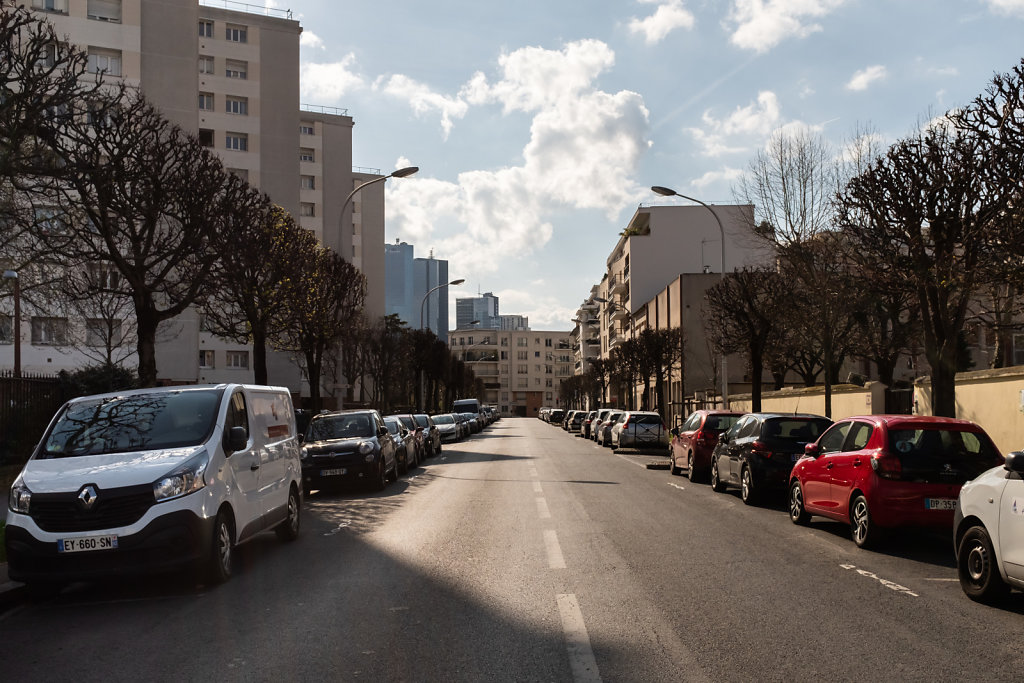 FRANCE - LOCKDOWN IN COURBEVOIE 